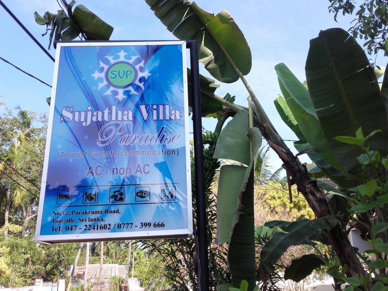 Sujatha Villa Paradise Tangalle Kültér fotó